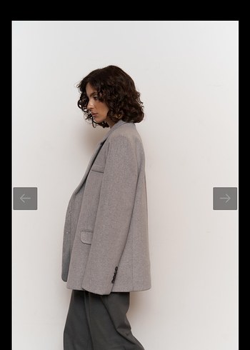 Füme blazer ceket - Görsel 2