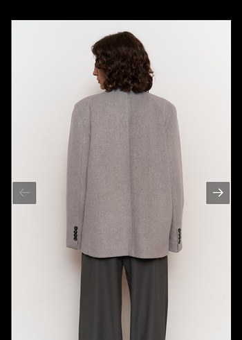 Füme blazer ceket - Görsel 3