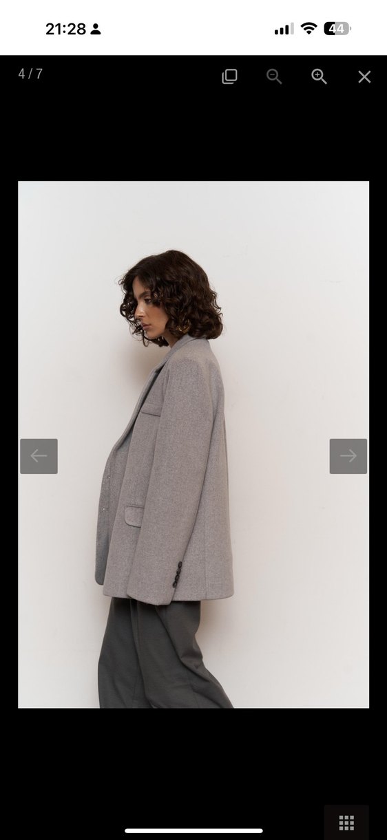 Füme blazer ceket - Görsel 2