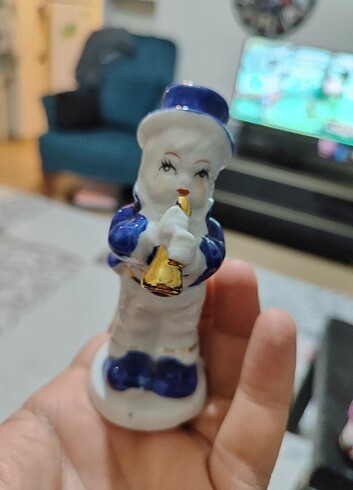 Diğer Nostalji Antika Fransız Porselen Biblo