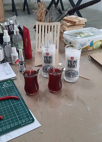 Beden Gerçek Rakı Görünümlü Mum