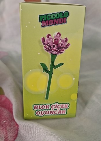 Beden Renk Pembe Blok Çiçek Oyuncak 89 Parça