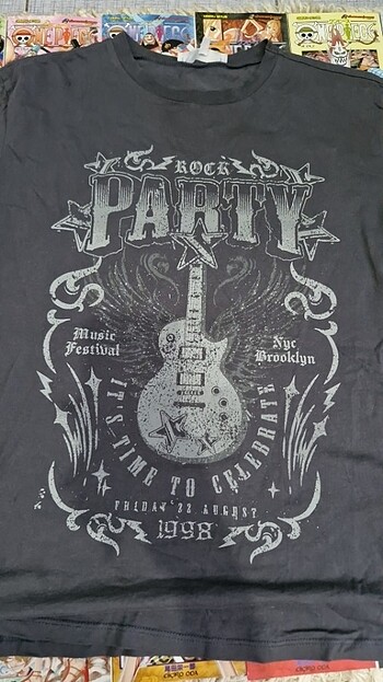 Koton Koton party gitar tişört oversize