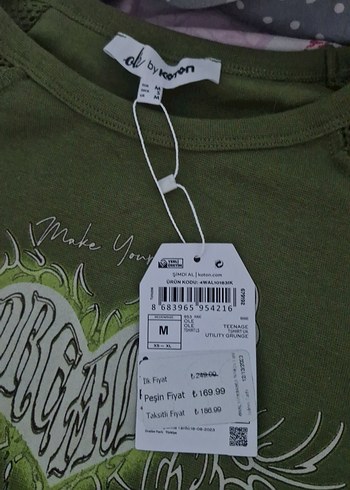 uzun file kollu yeşil crop - Görsel 3