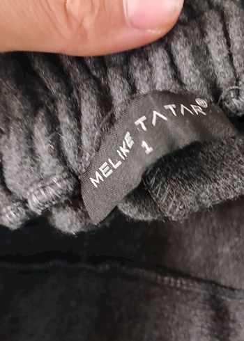 s Beden gri Renk Gri Kadın Midi Yün Kumaş Pantolon