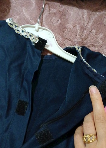 Nakışlı, Askısız, Pembe ve Siyah Çocuk Kostümü - Görsel 8