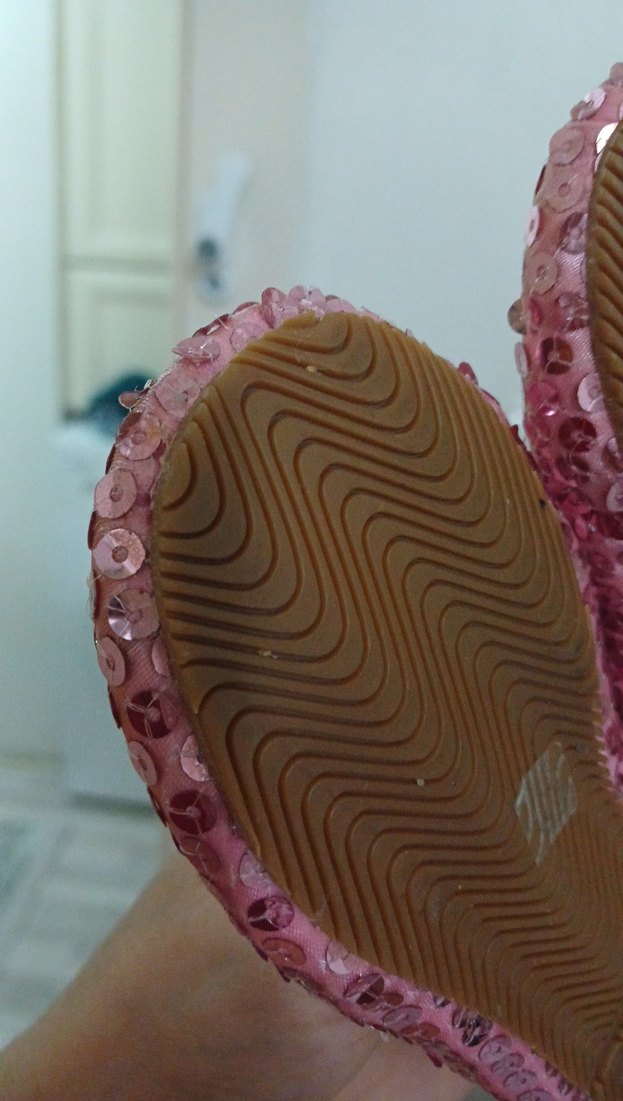 Pembe Payetli Kız Babet Ayakkabı - Görsel 3