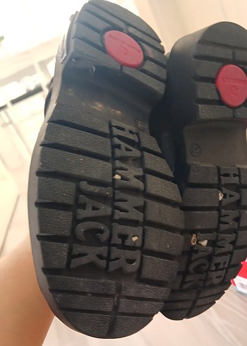 31 Beden siyah Renk Tokalı Siyah Biker Bot