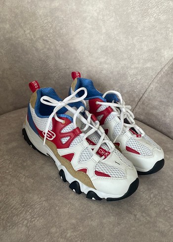 Skechers Renkli Platform Topuklu Kadın Spor Ayakkabı