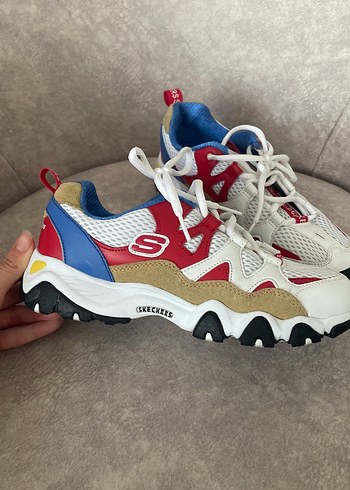 Skechers Skechers Renkli Platform Topuklu Kadın Spor Ayakkabı