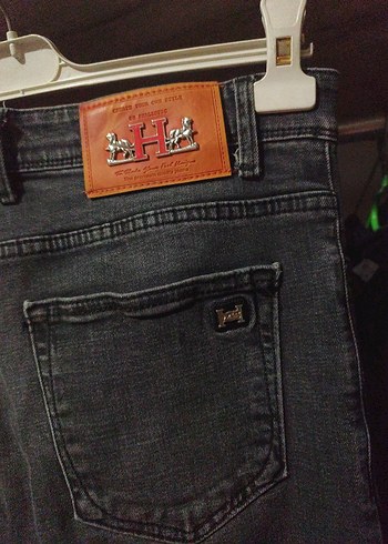 Gri Erkek Kot Pantolon - Görsel 6