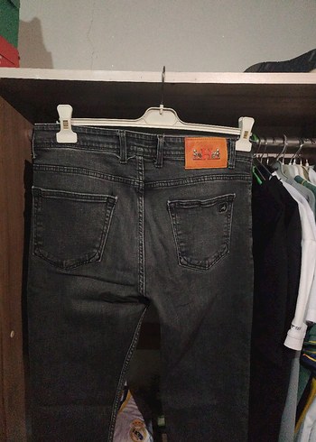 Gri Erkek Kot Pantolon - Görsel 4