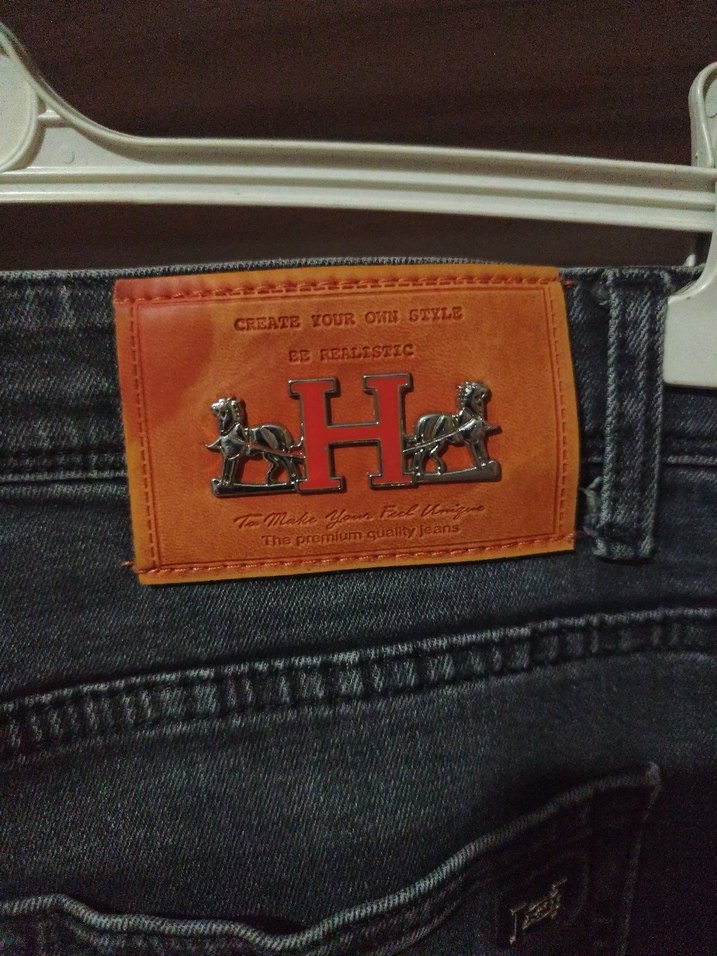 Gri Erkek Kot Pantolon - Görsel 5