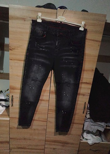 Siyah Kot Pantolon - Görsel 2