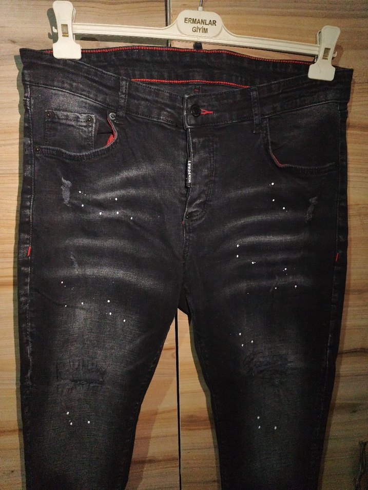 Siyah Kot Pantolon - Görsel 3