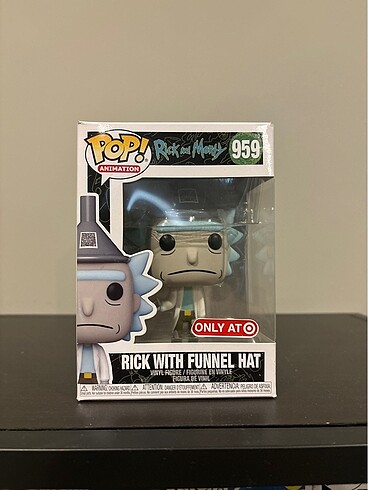 Rick With Funnel Hat Funko Pop