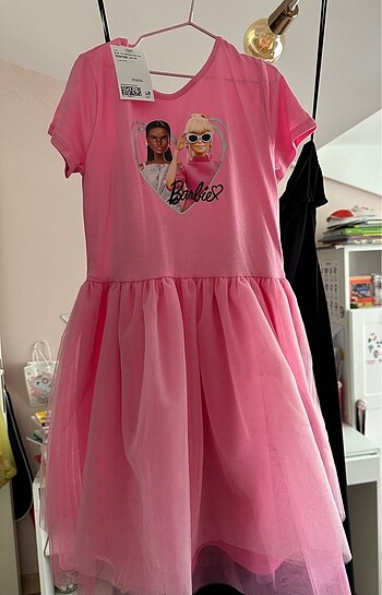 7 Yaş Beden pembe Renk H&m elbise