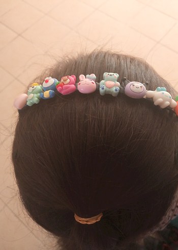 Renkli Boncuklu Çocuk Saç Tokaları - Görsel 4