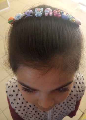 Renkli Boncuklu Çocuk Saç Tokaları - Görsel 5