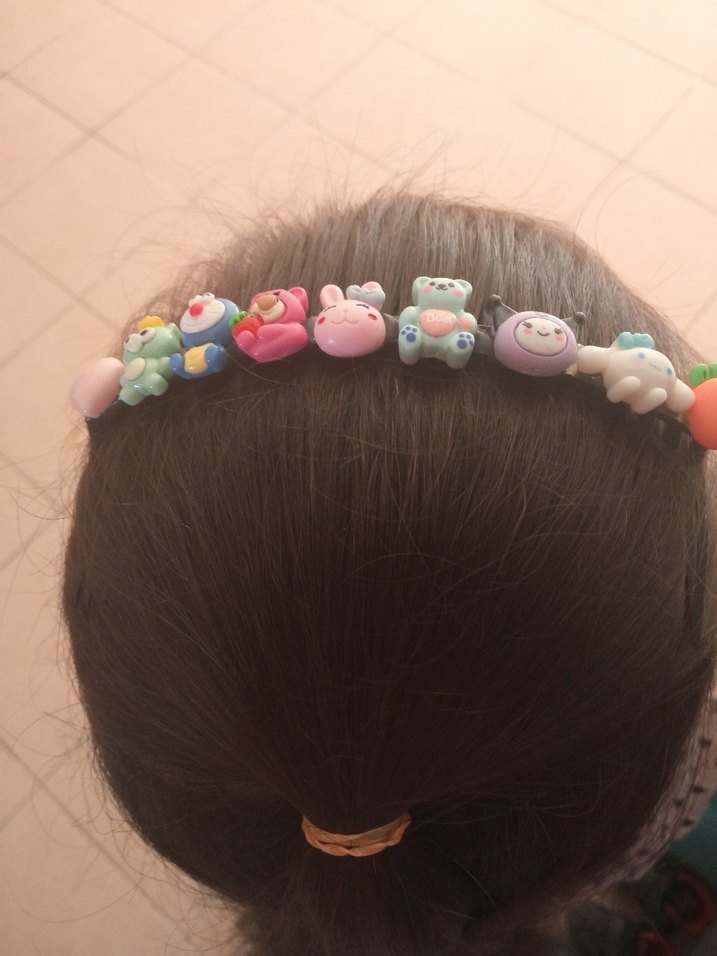 Renkli Boncuklu Çocuk Saç Tokaları - Görsel 4