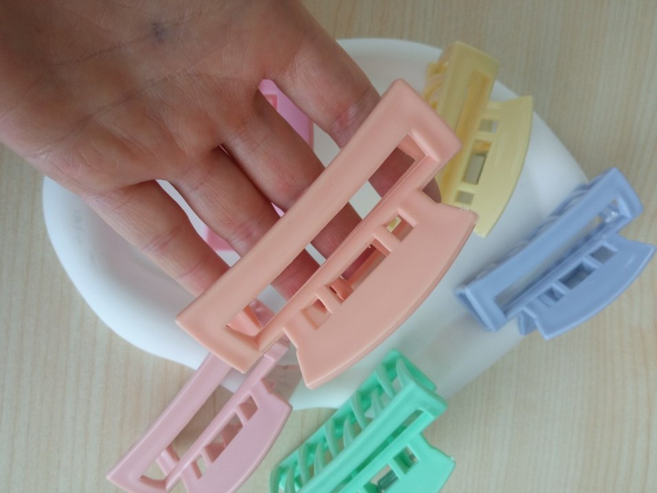 Pastel Renkli Plastik Saç Tokaları - Görsel 3