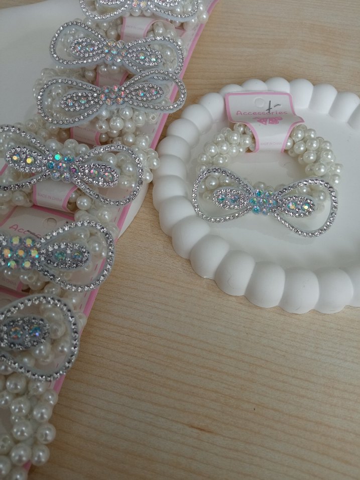 İnci Boncuklu topuz tokası - Görsel 2