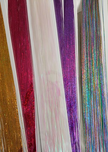 renkli saç tinseli - Görsel 3