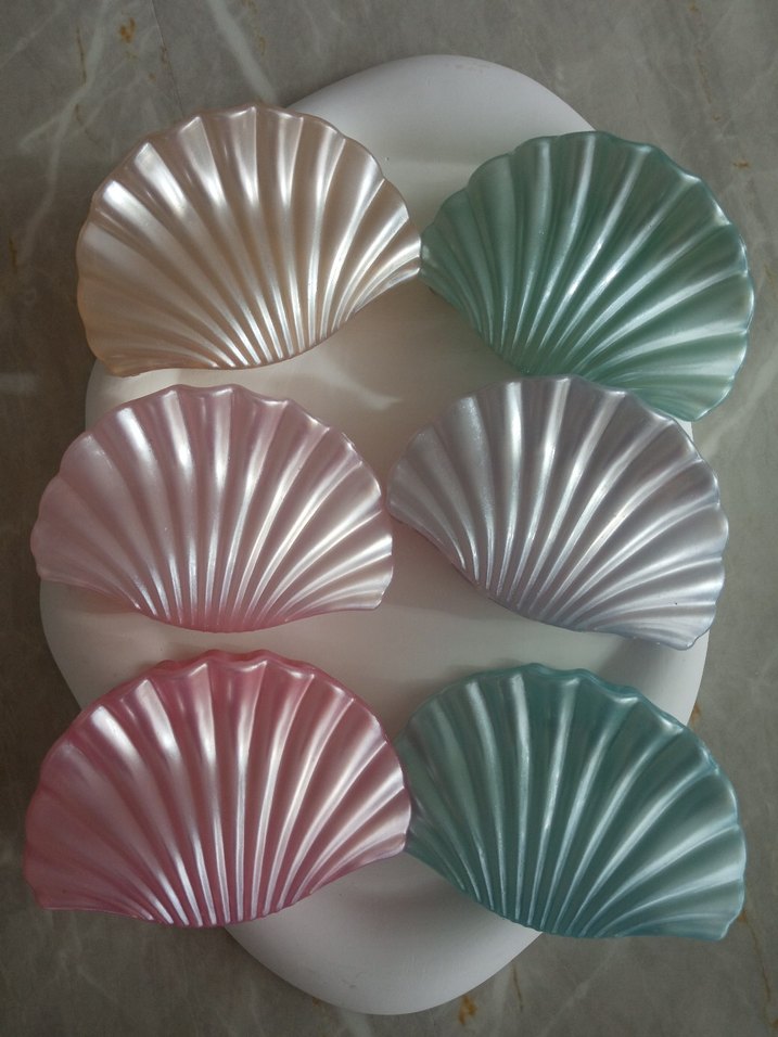 Pastel Renkli Pliseli Deniz Kabuğu Toka - Görsel 2