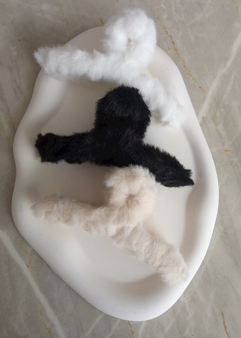 Peluş Detaylı Pastel Renkli Kadın Toka - Görsel 3