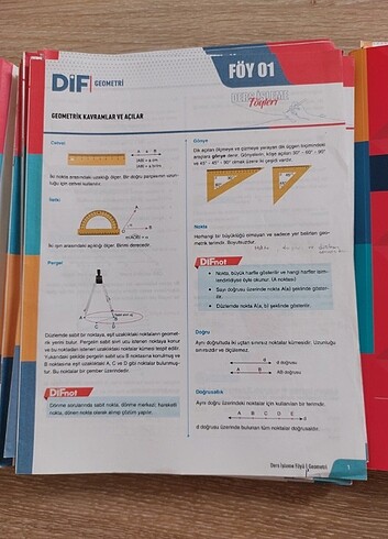 Beden Renk bes geometri tyt ayt ders isleme foyu ve soru bankasi
