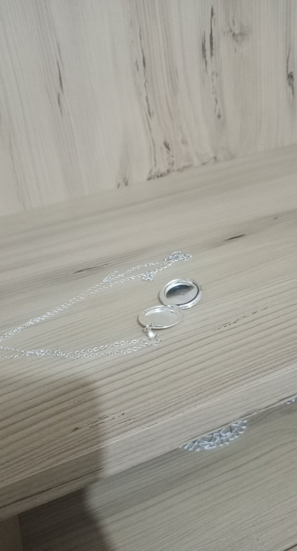 Gri Zincir Detaylı Midi Kadın Kolye - Görsel 2