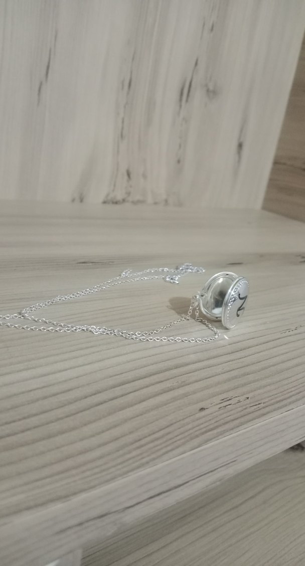 Gri Zincir Detaylı Midi Kadın Kolye - Görsel 3