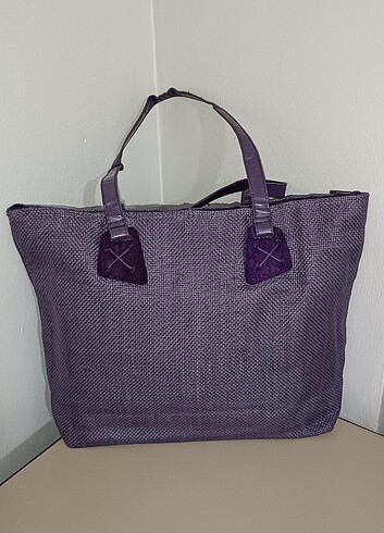 LC Waikiki Boncuk İşlemeli Hasır Çanta& Far/Allık