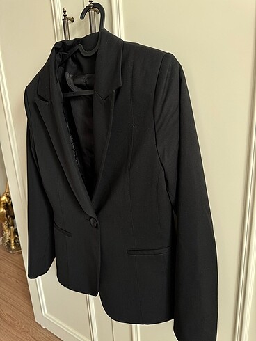 Siyah blazer ceket