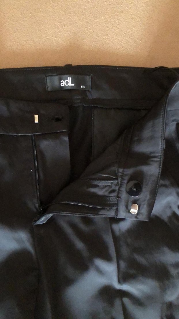 ADL Siyah Kadın Ofis Kumaş Pantolon - Görsel 5