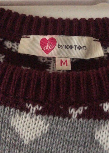 KOTON OLE GEYİK DESENLİ KAZAK - Görsel 6