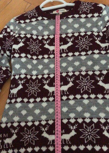 KOTON OLE GEYİK DESENLİ KAZAK - Görsel 8