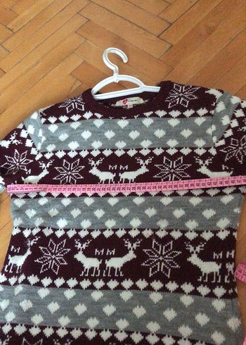 KOTON OLE GEYİK DESENLİ KAZAK - Görsel 9