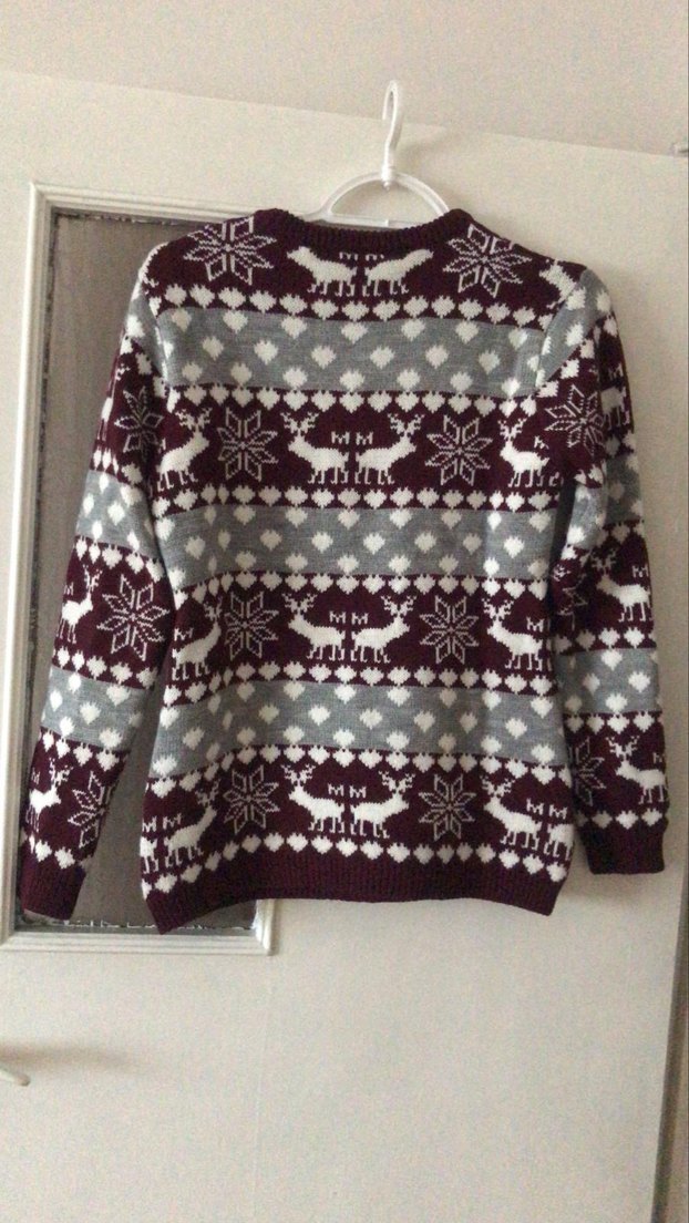 KOTON OLE GEYİK DESENLİ KAZAK - Görsel 2