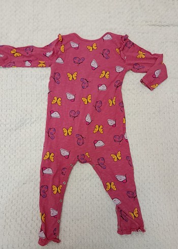 Kelebek Desenli Bebek Tulumu - Görsel 4