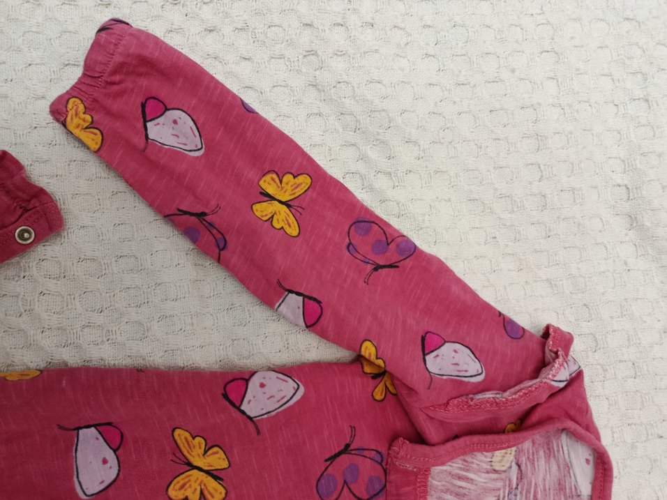 Kelebek Desenli Bebek Tulumu - Görsel 5