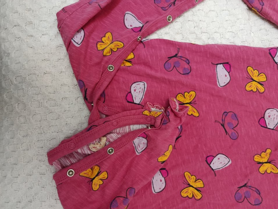 Kelebek Desenli Bebek Tulumu - Görsel 3