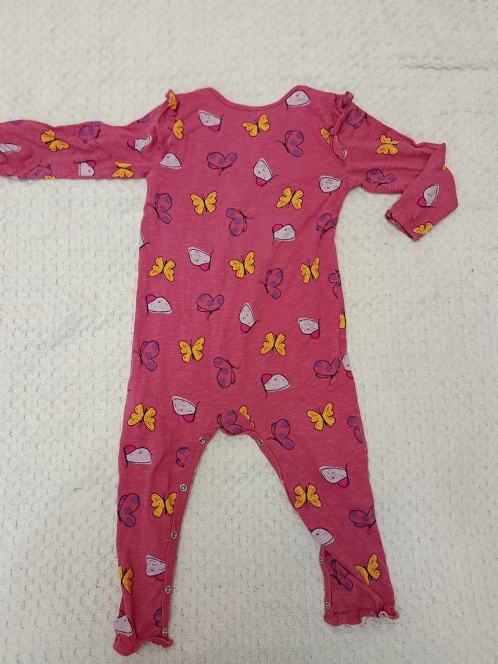 Kelebek Desenli Bebek Tulumu - Görsel 4