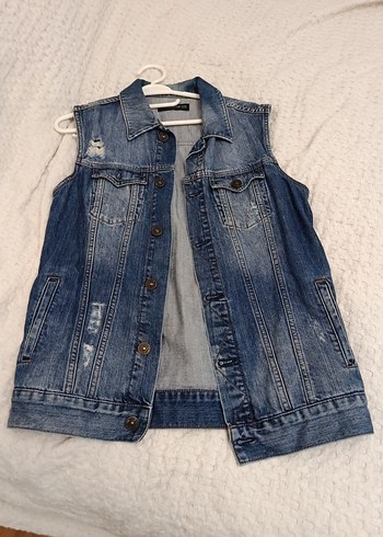 orijinal mavi  Kadın Denim Ceket - Görsel 2