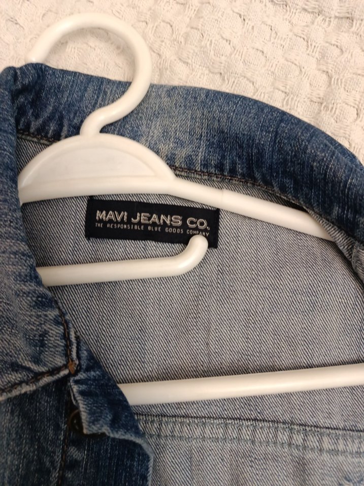 orijinal mavi  Kadın Denim Ceket - Görsel 5