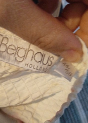 Beyaz Çiçek Desenli Uzun Hamile Gecelik - Görsel 3