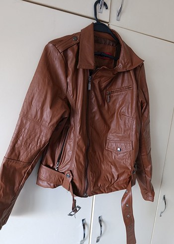 Decoy Kadın Deri Biker Ceket - Görsel 7