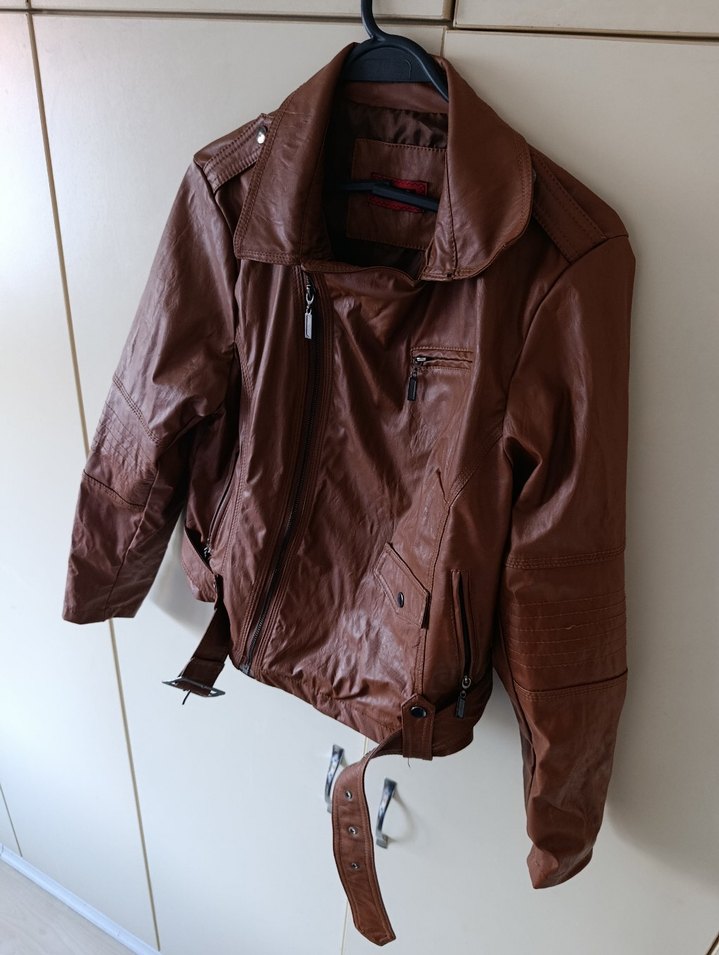 Decoy Kadın Deri Biker Ceket - Görsel 4