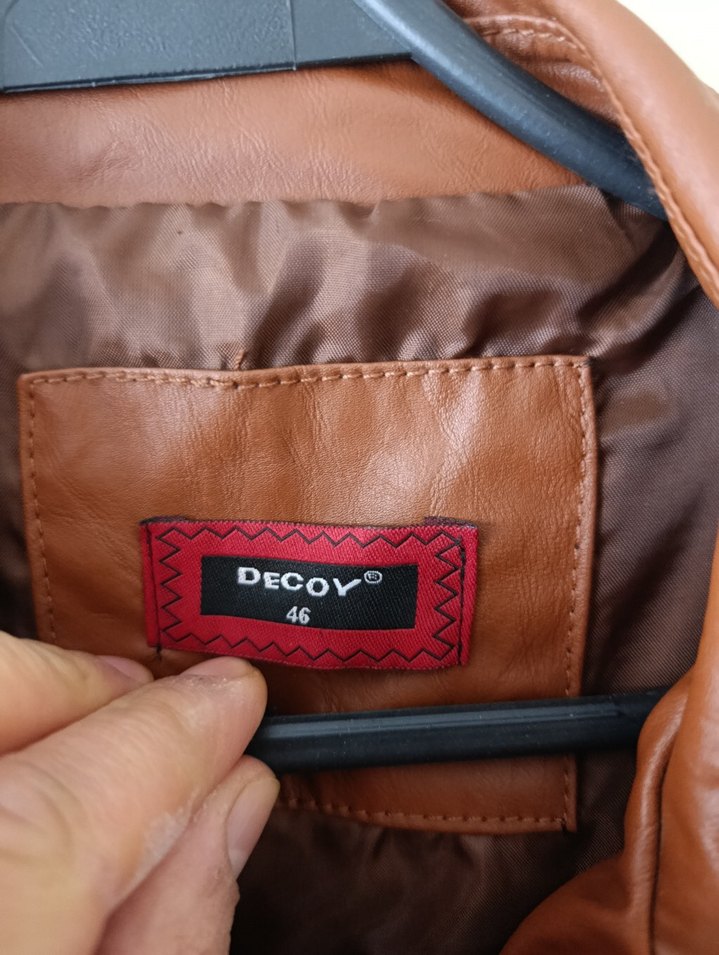 Decoy Kadın Deri Biker Ceket - Görsel 3