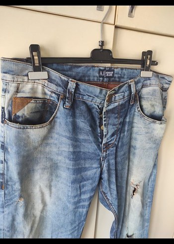 Armani Erkek Jean Pantolon - Görsel 8
